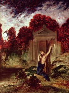 Orpheus am Grab von Eurydike von Gustave Moreau